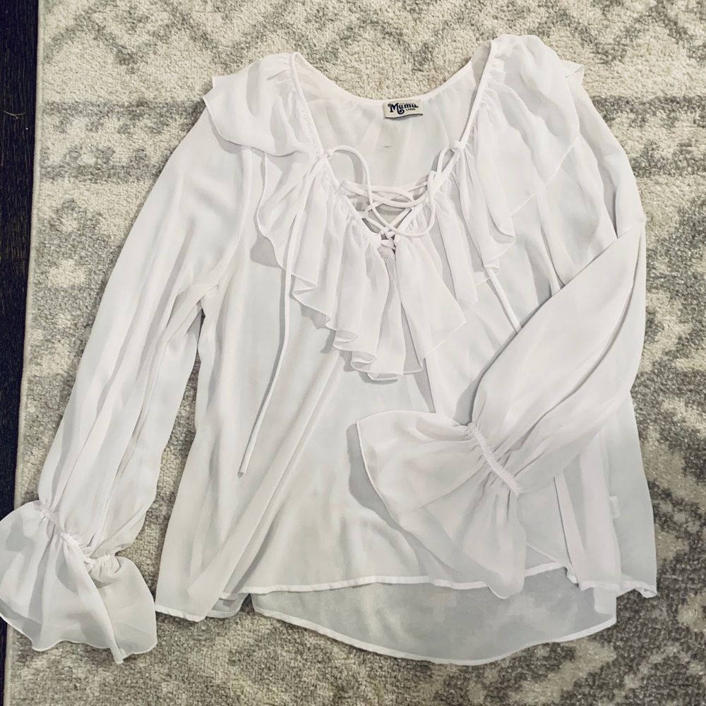 Show Me Your Mumu Sheer Top
